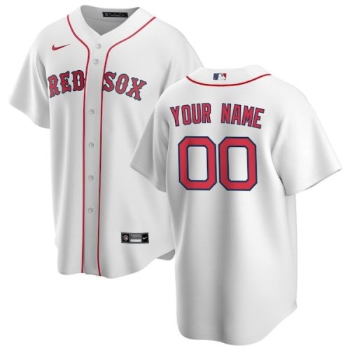 Boston Red Sox Nike Home Replica Custom Jersey - White