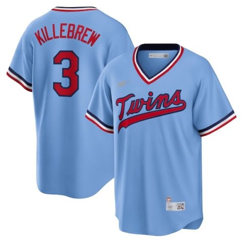 Harmon Killebrew Minnesota Twins Nike Road Cooperstown Collection Player Jersey - Light Blue
