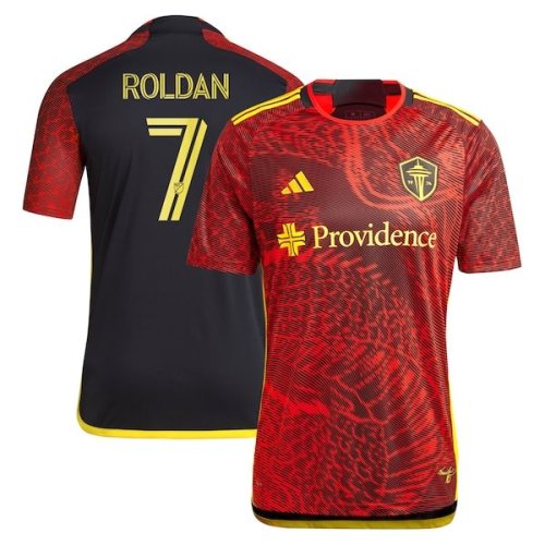 Cristian Roldan Seattle Sounders FC adidas 2024 The Bruce Lee Kit Replica Player Jersey – Red