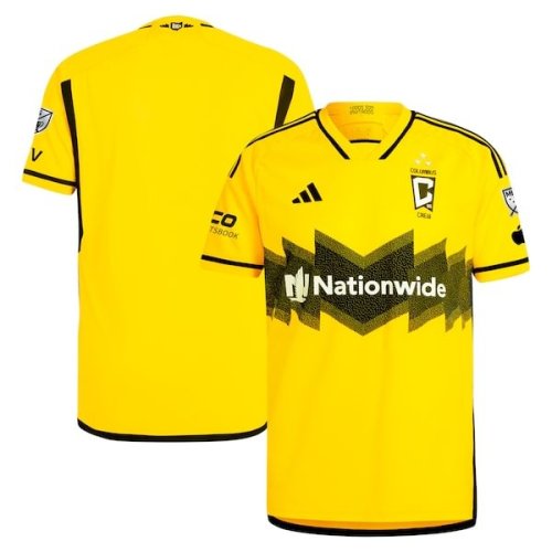 Columbus Crew adidas 2024 The Home Kit Authentic Jersey - Yellow