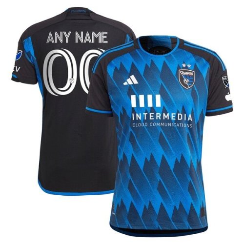 San Jose Earthquakes adidas 2024 Active Fault Jersey Authentic Custom Jersey - Blue