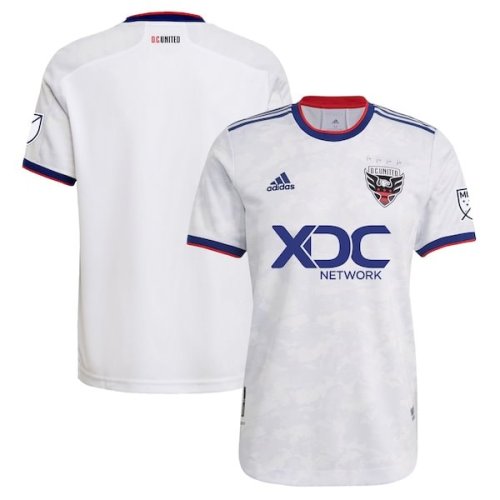 D.C. United adidas 2022 The Marble Authentic Jersey - White