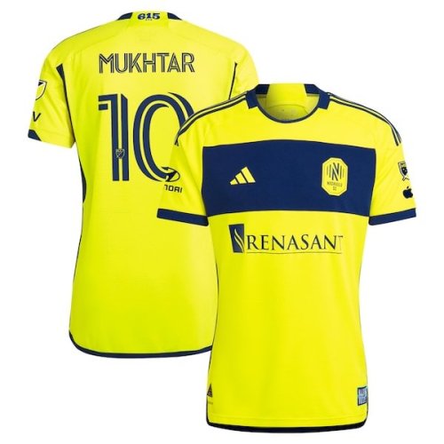 Hany Mukhtar Nashville SC adidas 2024 The 615 Kit Authentic Player Jersey - Yellow