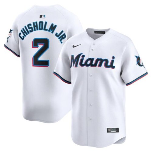Jazz Chisholm Jr. Miami Marlins Nike Home Limited Player Jersey - White