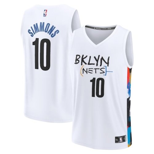 Ben Simmons Brooklyn Nets Fanatics Branded Fastbreak Jersey - City Edition - White