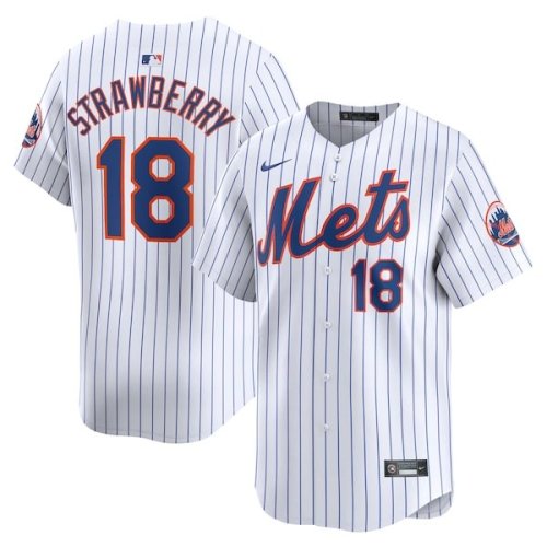Darryl Strawberry New York Mets Nike Home Limited Player Jersey - White