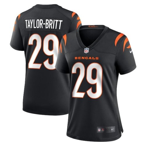 Cam Taylor-Britt Cincinnati Bengals Nike Women's Game Player Jersey - Black/Orange