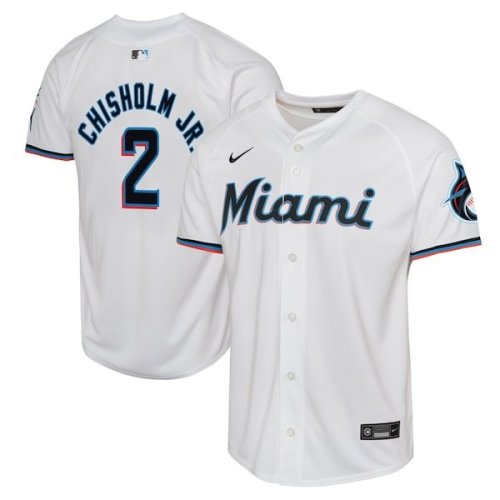 Jazz Chisholm Miami Marlins Nike Youth Home Limited Player Jersey - White