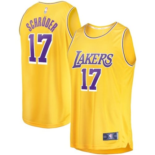 Dennis Schroder Los Angeles Lakers Fanatics Branded Fast Break Player Jersey - Icon Edition - Gold