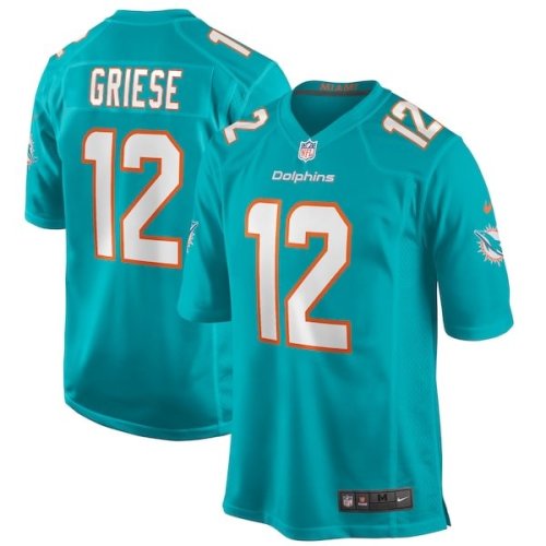 Bob Griese Miami Dolphins Nike Game Retired Player Jersey - Aqua/White