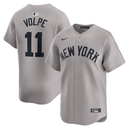Anthony Volpe New York Yankees Nike Away Limited Player Jersey - Gray/White