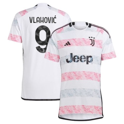 Dušan Vlahović Juventus adidas 2023/24 Away Authentic Jersey - White