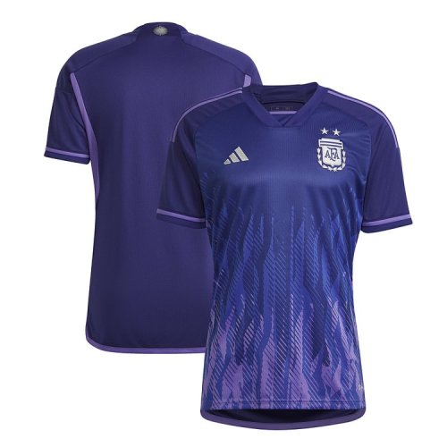 Custom Argentina National Team adidas 2022/23 Away Authentic Jersey - Navy
