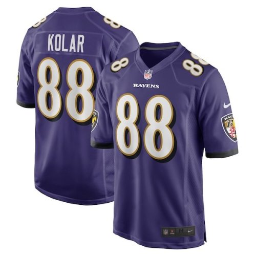 Charlie Kolar Baltimore Ravens Nike Player Game Jersey - Purple