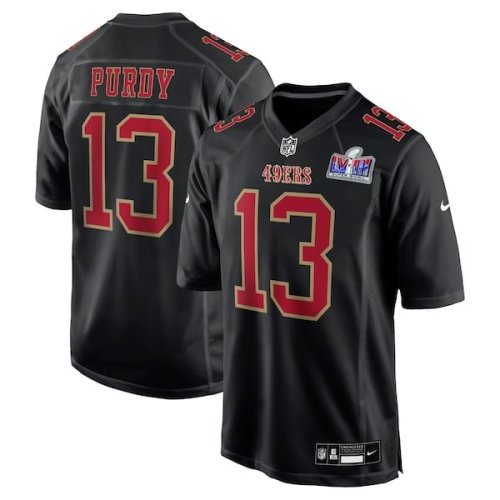 Brock Purdy San Francisco 49ers Nike Super Bowl LVIII Carbon Fashion Game Player Jersey - Black