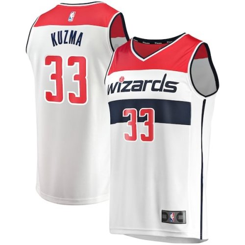 Kyle Kuzma Washington Wizards Fanatics Branded Fast Break Replica Jersey - Association Edition - White/Navy/Red