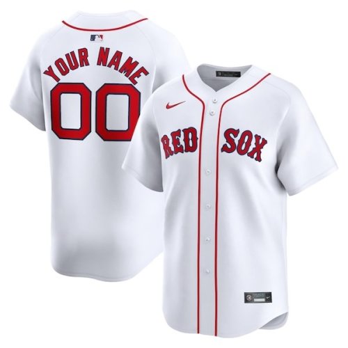 Boston Red Sox Nike Home Limited Custom Jersey - White