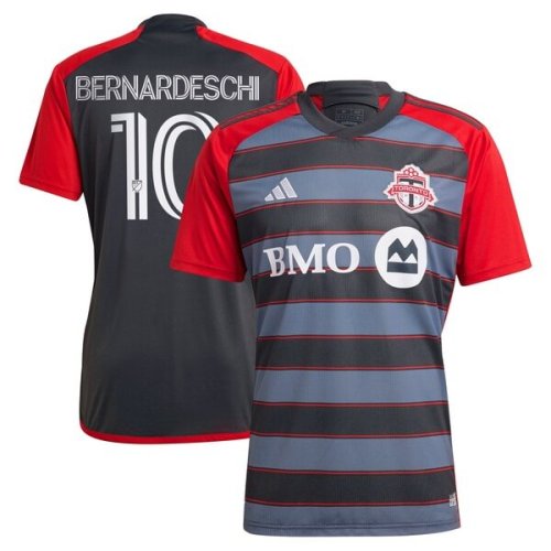 Federico Bernardeschi Toronto FC adidas 2024 Club Kit Replica Player Jersey - Gray