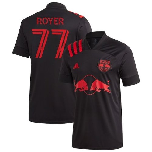 Daniel Royer New York Red Bulls adidas 2020 Dark Mode Replica Jersey - Black
