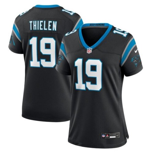 Adam Thielen Carolina Panthers Nike Women's Game Player Jersey - Black