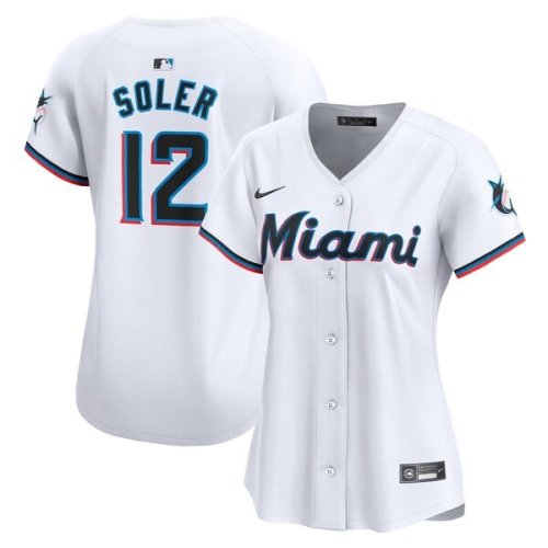 Jorge Soler Miami Marlins Nike Women's  Home Limited Player Jersey - White