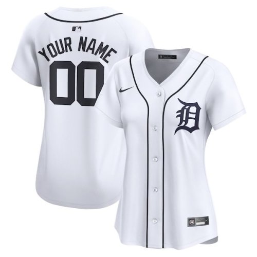 Detroit Tigers Nike Women's Home Limited Custom Jersey - White