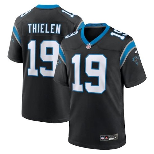 Adam Thielen Carolina Panthers Nike Team Game Jersey - Black/Blue
