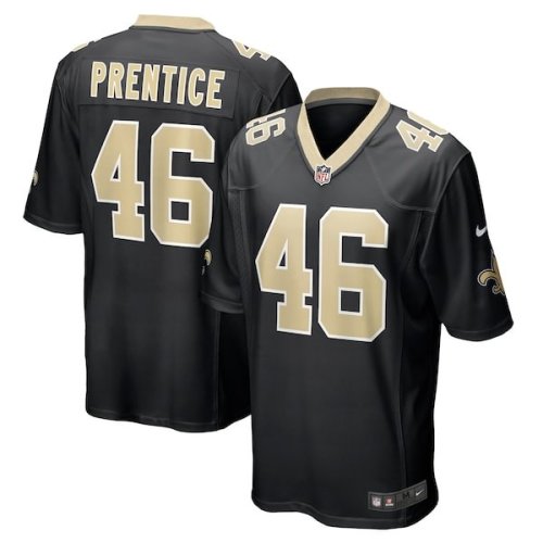 Adam Prentice New Orleans Saints Nike Game Player Jersey - Black