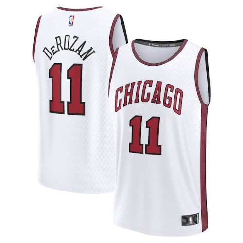 DeMar DeRozan Chicago Bulls Fanatics Branded Fastbreak Jersey - City Edition - White