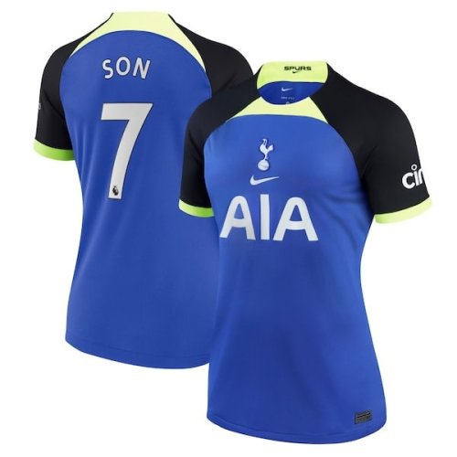 Son Heung-min Tottenham Hotspur Nike Women's 2022/23 Away Breathe Stadium Replica Player Jersey - Blue