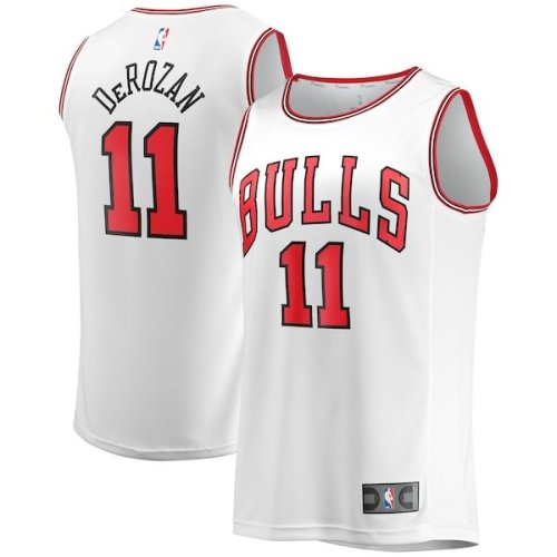 DeMar DeRozan Chicago Bulls Fanatics Branded Fast Break Replica Jersey - Association Edition - White
