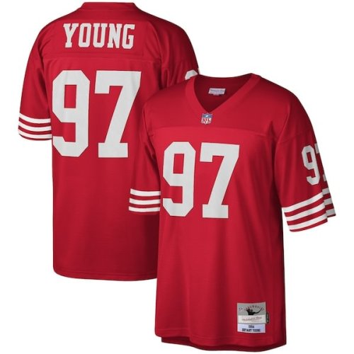 Bryant Young San Francisco 49ers Mitchell & Ness Legacy Replica Jersey - Scarlet/White