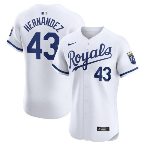 Carlos Hernández Kansas City Royals Nike Home Elite Player Jersey - White