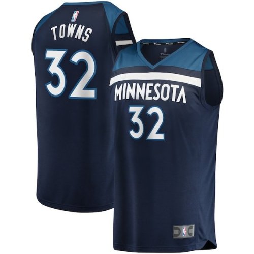 Karl-Anthony Towns Minnesota Timberwolves Fanatics Branded Youth Fast Break Replica Player Jersey - Icon Edition - Navy