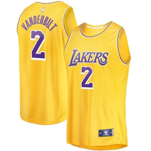 Jarred Vanderbilt Los Angeles Lakers Fanatics Branded Fast Break Player Jersey - Icon Edition - Gold