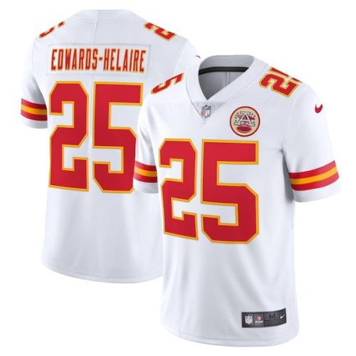 Clyde Edwards-Helaire Kansas City Chiefs Nike Vapor Limited Jersey - White/Red
