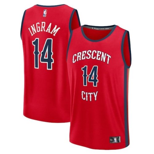 Brandon Ingram New Orleans Pelicans Fanatics Branded Fast Break Replica Jersey - Statement Edition - Red