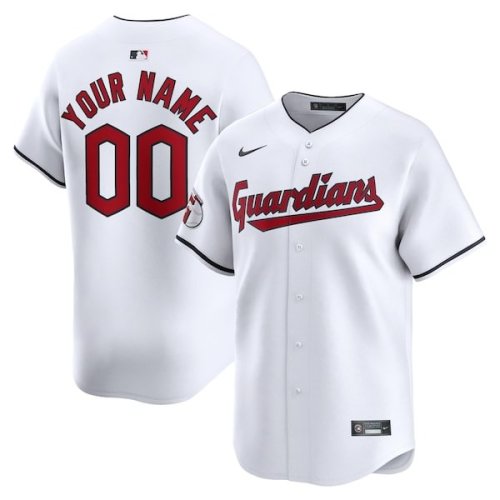 Cleveland Guardians Nike Home Limited Custom Jersey - White