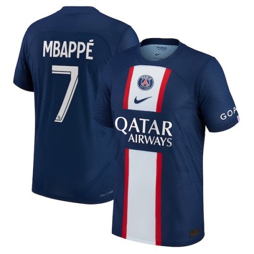 Kylian Mbappé Paris Saint-Germain Nike 2022/23 Home Authentic Player Jersey - Blue