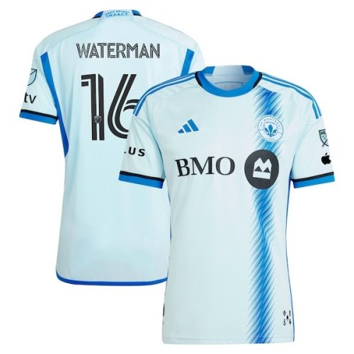 Joel Waterman CF Montreal adidas 2024 La Main Authentic Player Jersey – Light Blue