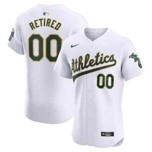 Oakland Athletics Nike Home Elite Pick-A-Player Retired Roster Jersey - White