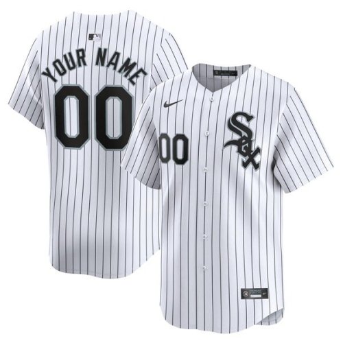 Chicago White Sox Nike Home Limited Custom Jersey - White