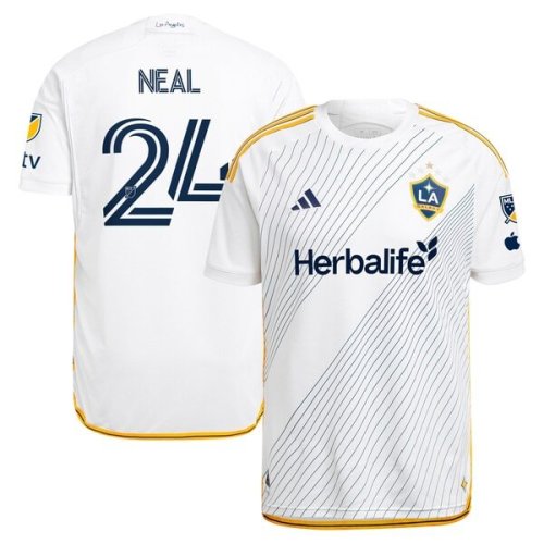 Jalen Neal LA Galaxy adidas 2024 Angeleno Kit Authentic Player Jersey - White/Green