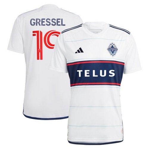 Julian Gressel Vancouver Whitecaps FC adidas 2024 Bloodlines Replica Player Jersey - White