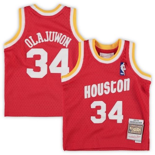 Hakeem Olajuwon Houston Rockets Mitchell & Ness Infant 1993/94 Hardwood Classics Retired Player Jersey - Red