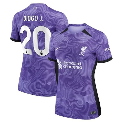 Diogo Jota Liverpool Nike Women's 2023/24 Third Stadium Replica Player Jersey - Purple