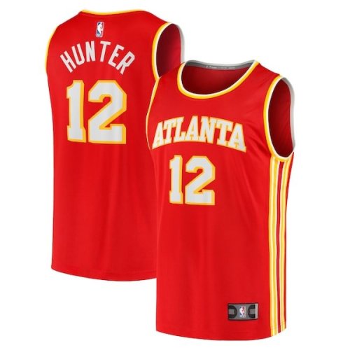 De'Andre Hunter Atlanta Hawks Fanatics Branded Fast Break Replica Jersey - Icon Edition - Red