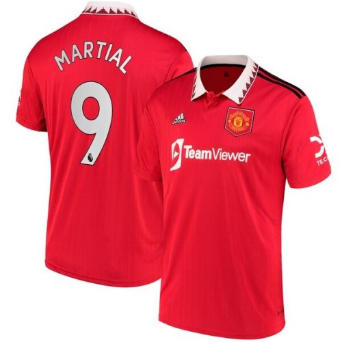 Anthony Martial Manchester United adidas 2022/23 Home Replica Player Jersey - Red