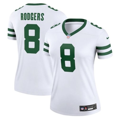 Aaron Rodgers New York Jets Nike Women's Alternate Legend Player Jersey - Spotlight White/Green