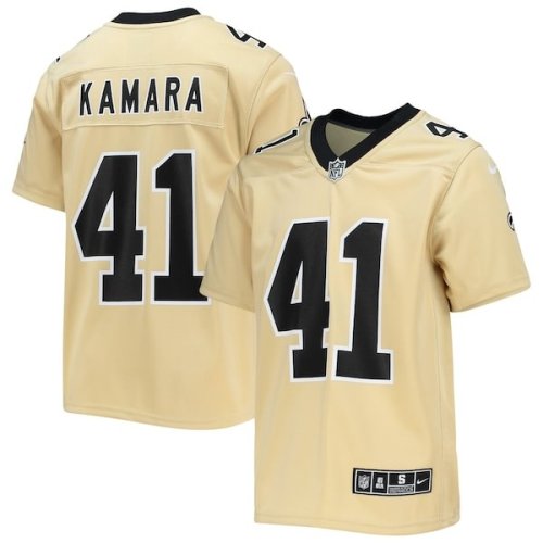 Alvin Kamara New Orleans Saints Nike Youth Inverted Team Game Jersey - Gold